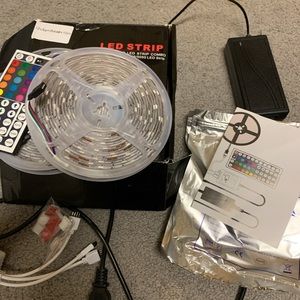 led light strip 32.8 ft 2x 16.43 ft rolls of strip